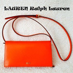 NWOT Ralph Lauren Leather Convertible Sling Wallet